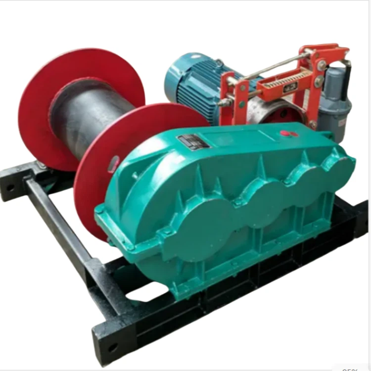 single drum construction winch