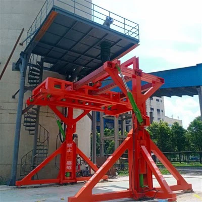 Ühe kaldega konteineri kallutusseade